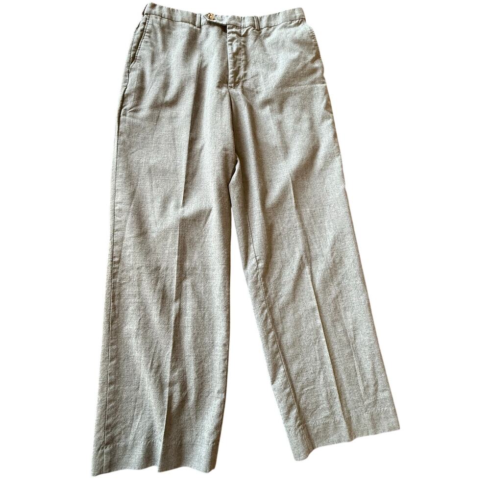 Lands' End Men’s Trouser Pants Size 36 Gray Professional Workwear Office Casual